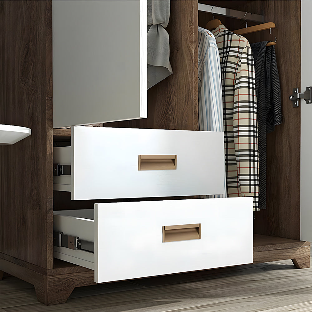 Stylish Extended Solid Concealed Cabinet Handles