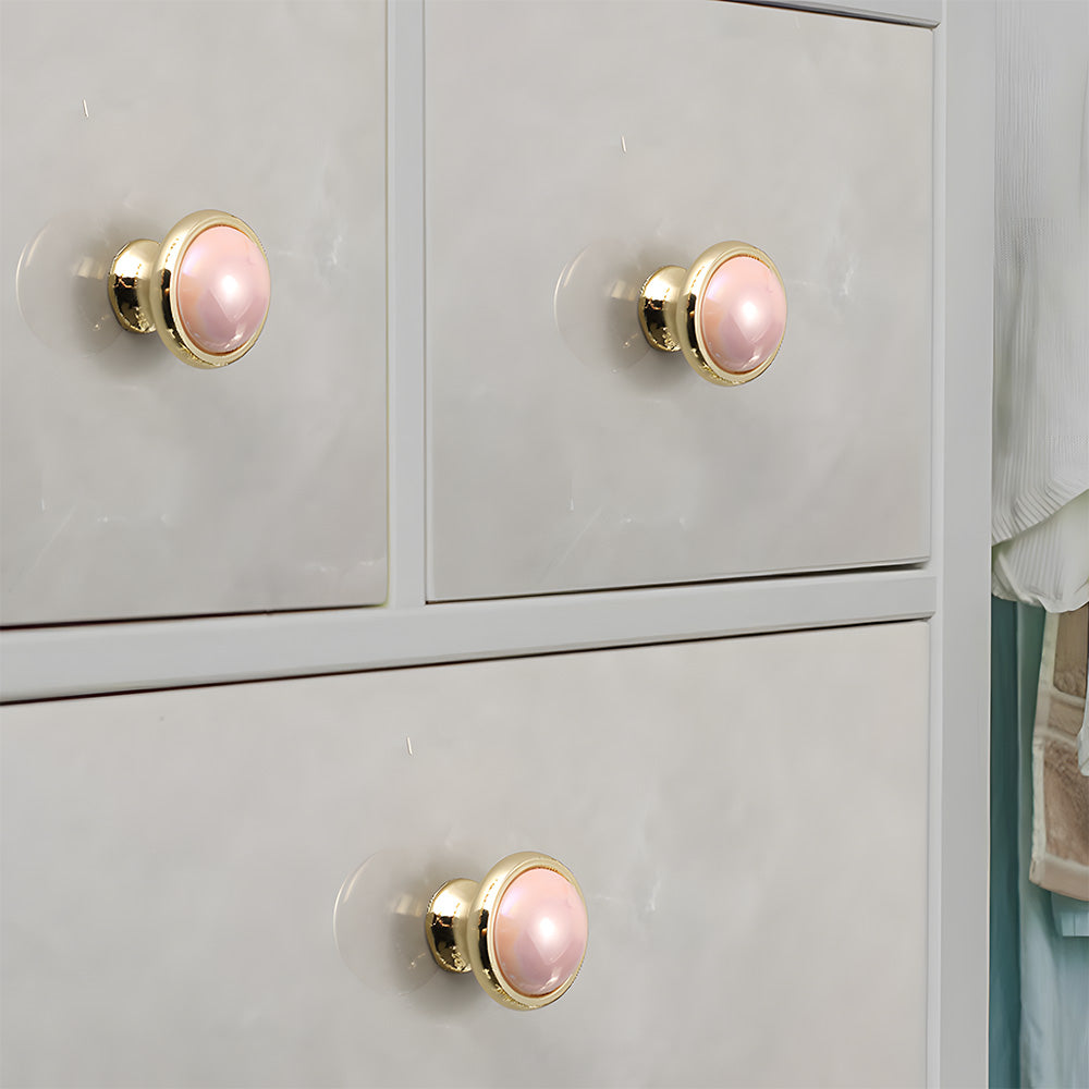 Luxury Macaroon Ceramic Wardrobe Cabinet Handles