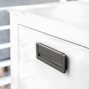 Modern Concealed Flush Pull Ring Drawer Handles