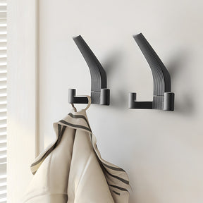 Modern Fluted Zinc Alloy Double Wall Hooks