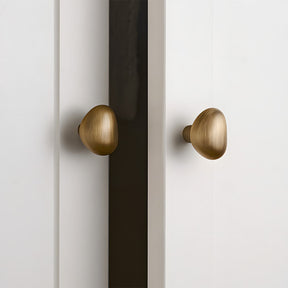 Organic Pebble Brushed Mushroom Cupboard Knobs