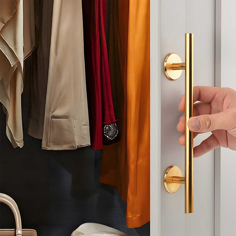 Simple Cabinet Handle with Round Base and Round Handle