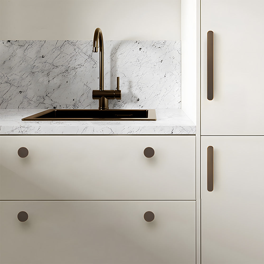 Modern Gold Brass Cabinet Pulls and Handles