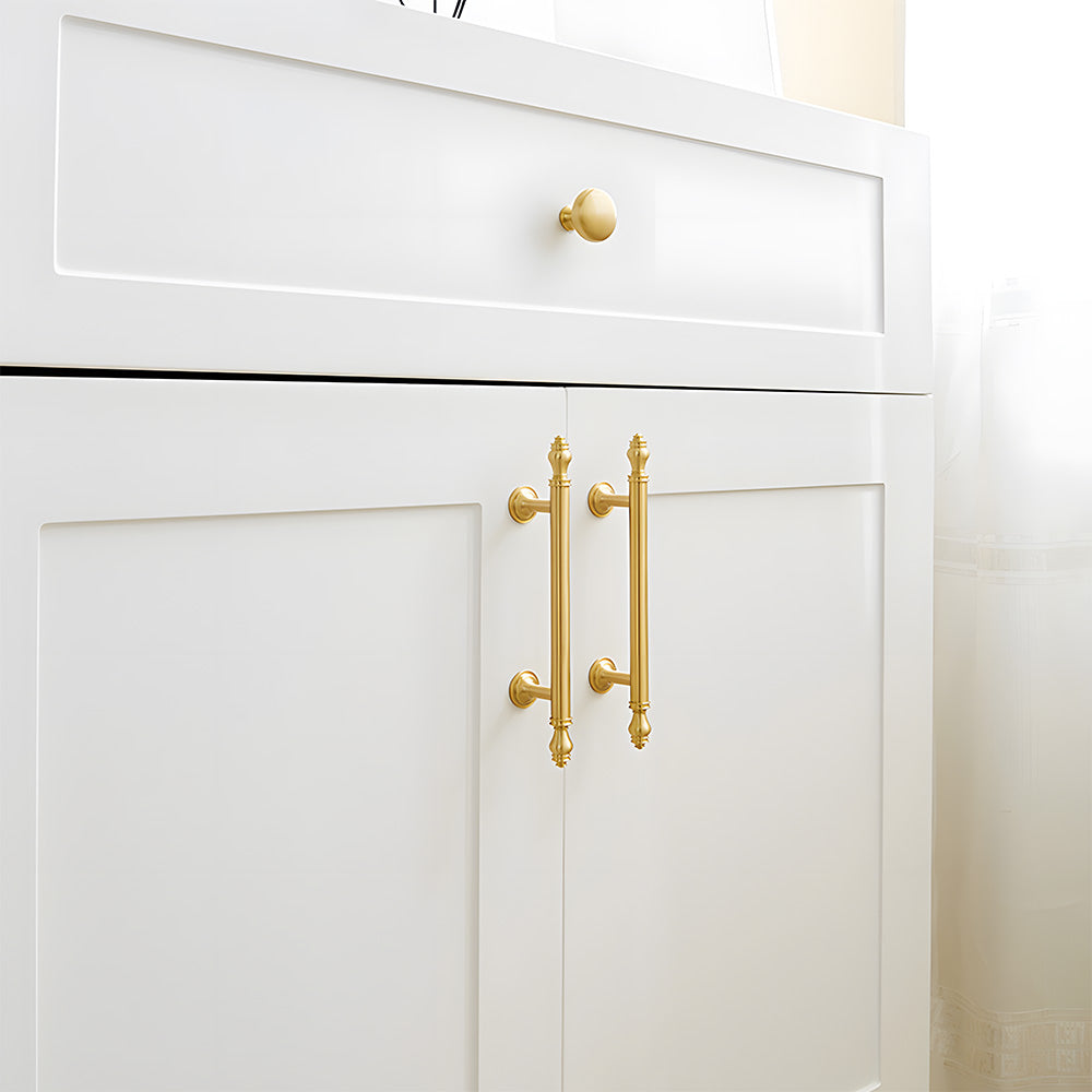 Modern Luxurious Gold Solid Drawer Handle