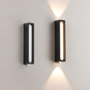 IP65 Modern Black LED Up Down Outdoor Wall Light