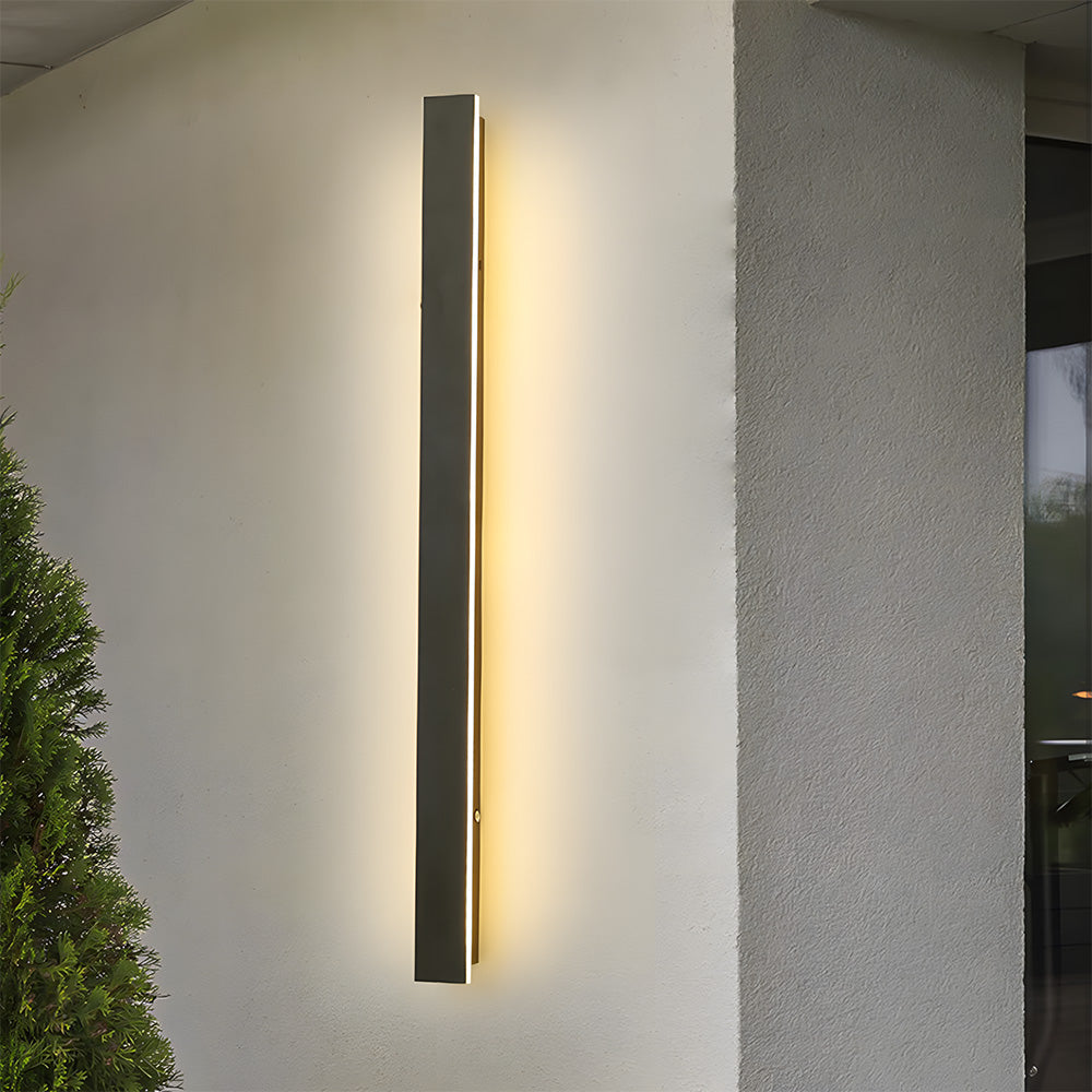 Modern IP64 Waterproof LED Strip Outdoor Long Wall Light