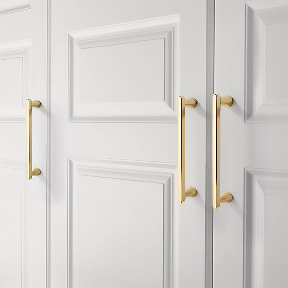 Modern Minimalist Gold and Grey Cabinet Handles