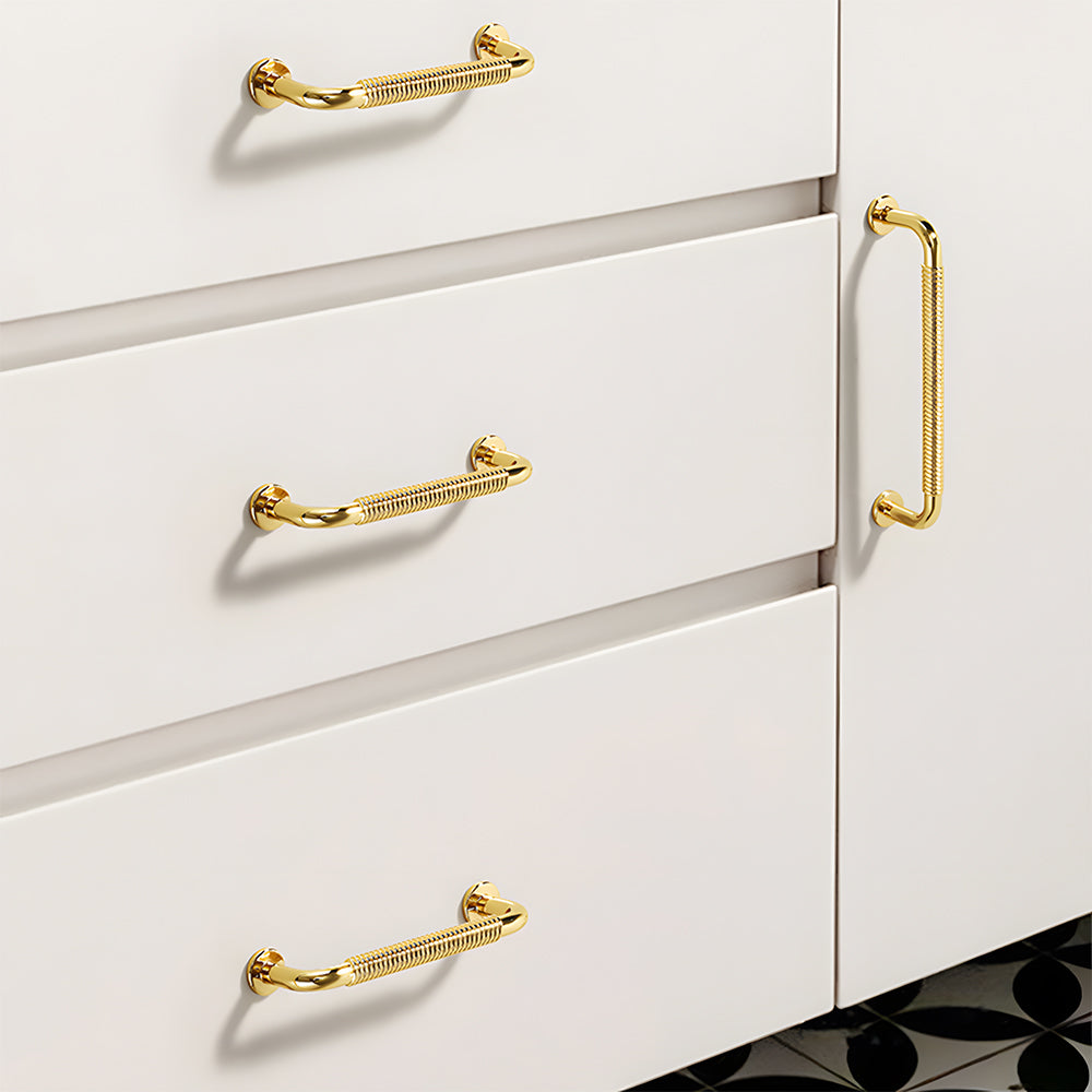 Modern Threaded Wardrobe Kitchen Cabinet Handles