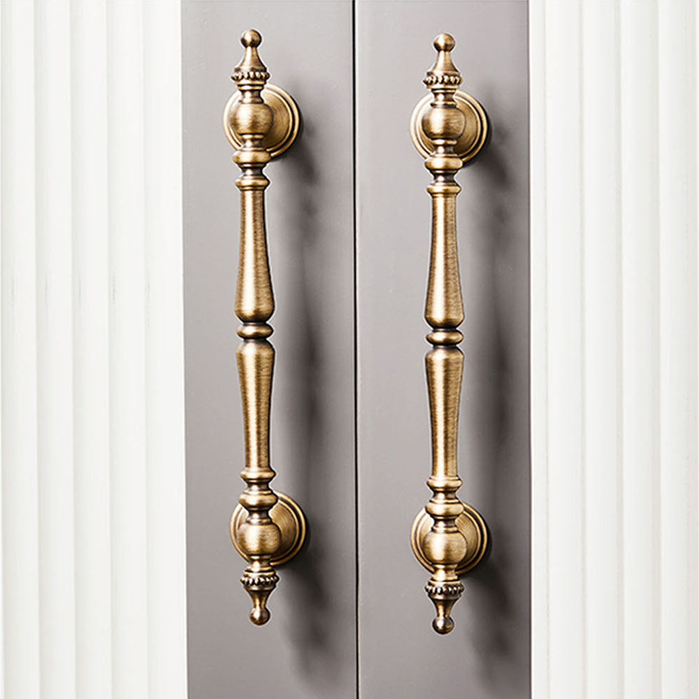 Vintage Solid Brass Kitchen Cabinet Pulls