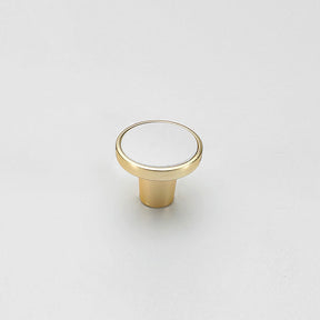 Simple Gold Round Corner Cabinet Handle