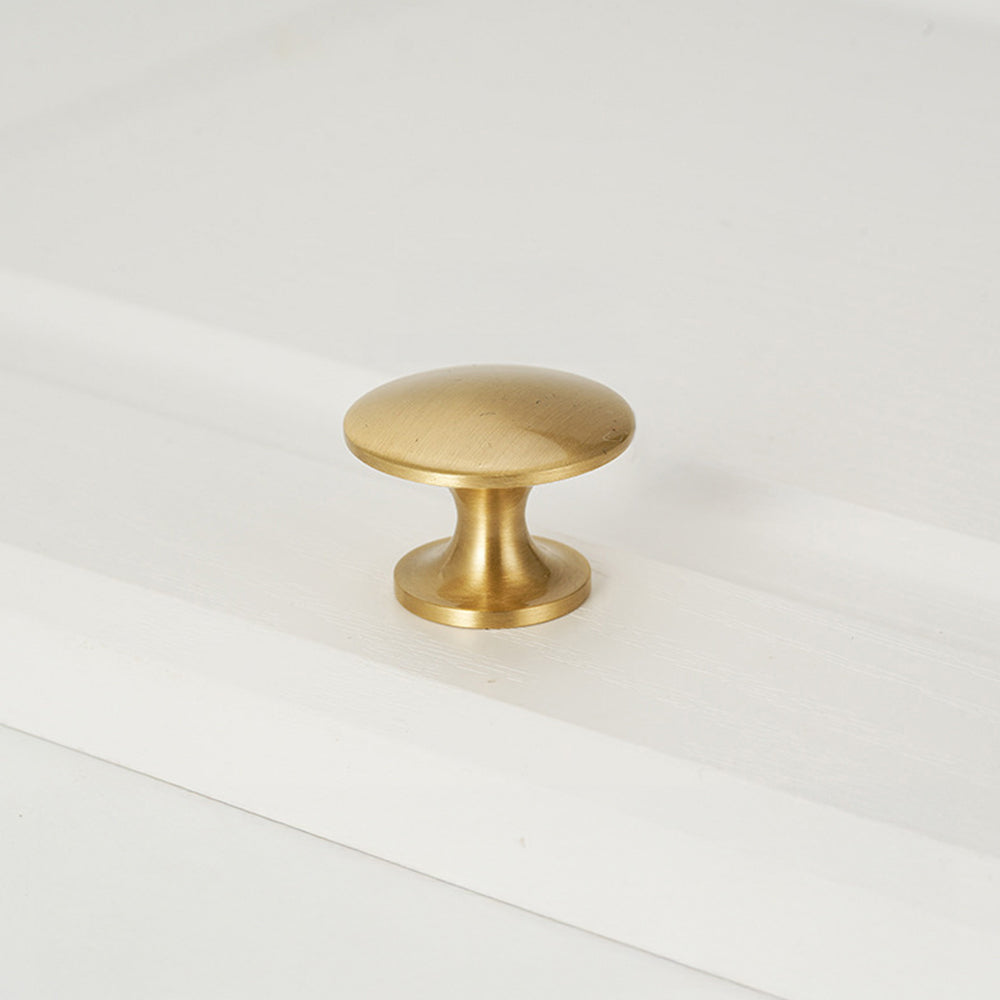 Modern French Solid Brass Cabinet Handles