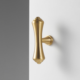 Modern Gold Matte Brushed Cabinet Spindle Handle