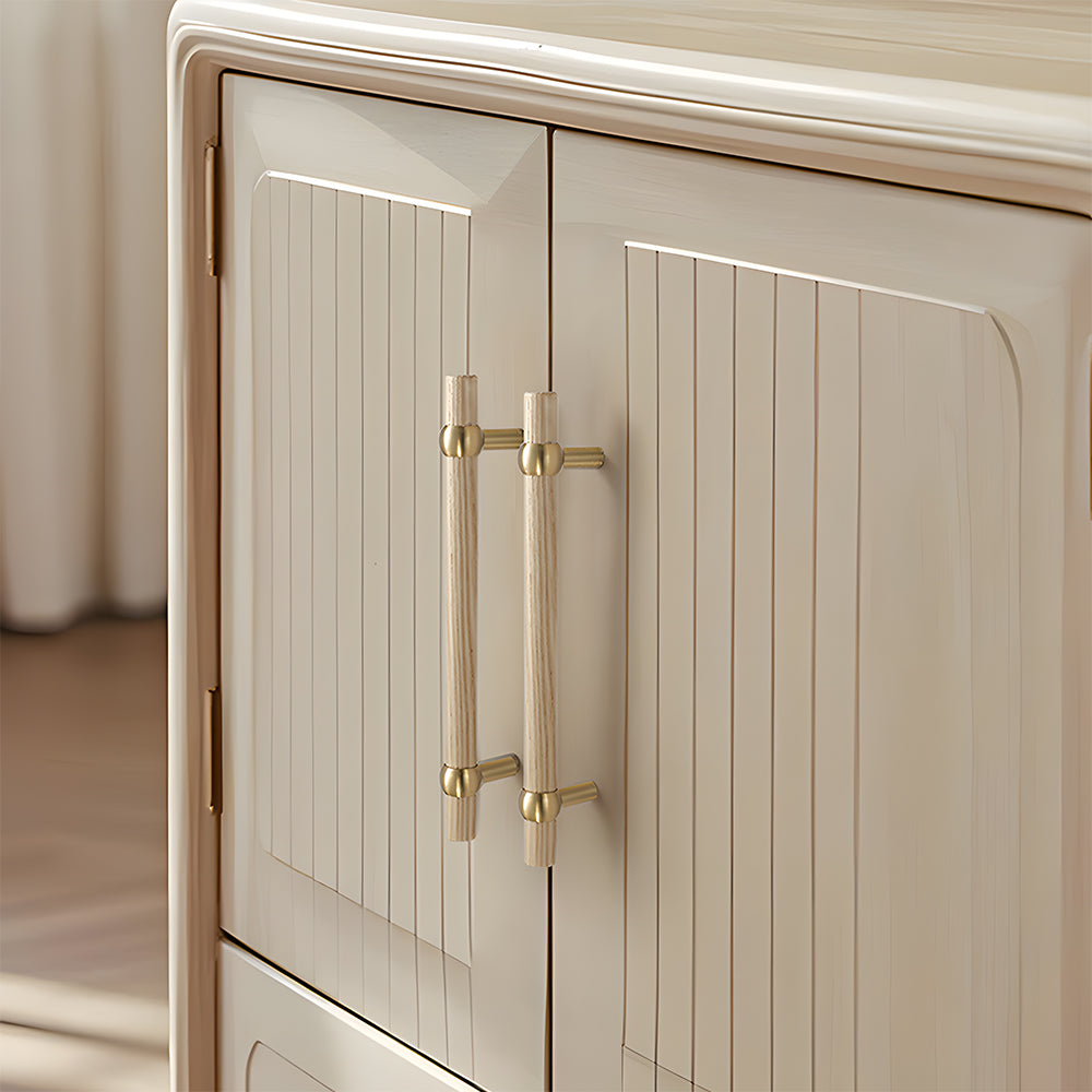 Modern Simple Wooden Cabinet Drawer Handles