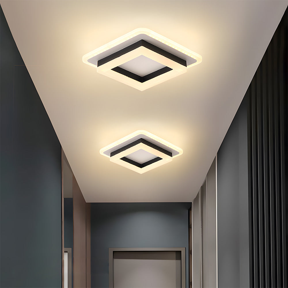 Mini Art Deco Hallway LED Ceiling Lamp