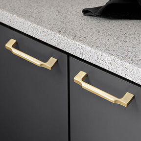 Elegant Zinc Alloy Square Cabinet Pulls and Handles