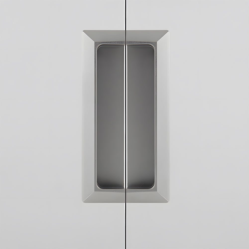 Modern Square Recessed Flush Finger Pulls for Cabinet