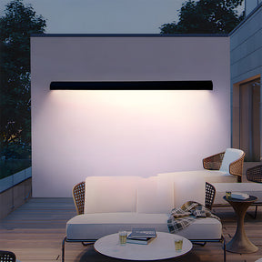 Industrial Linear Metal Outdoor Wall Lamp