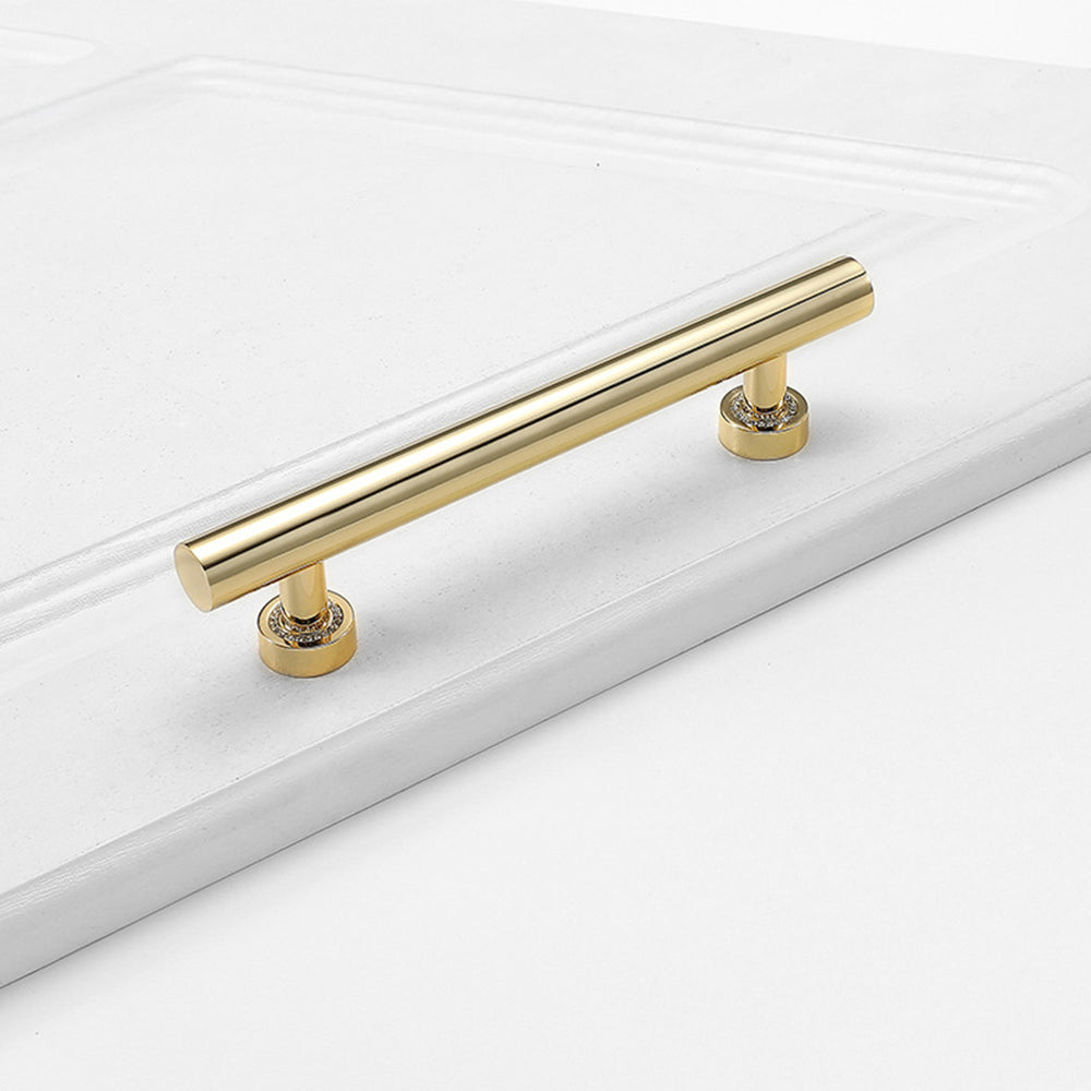 Modern Simple Gold Diamond Cabinet Drawer Handle