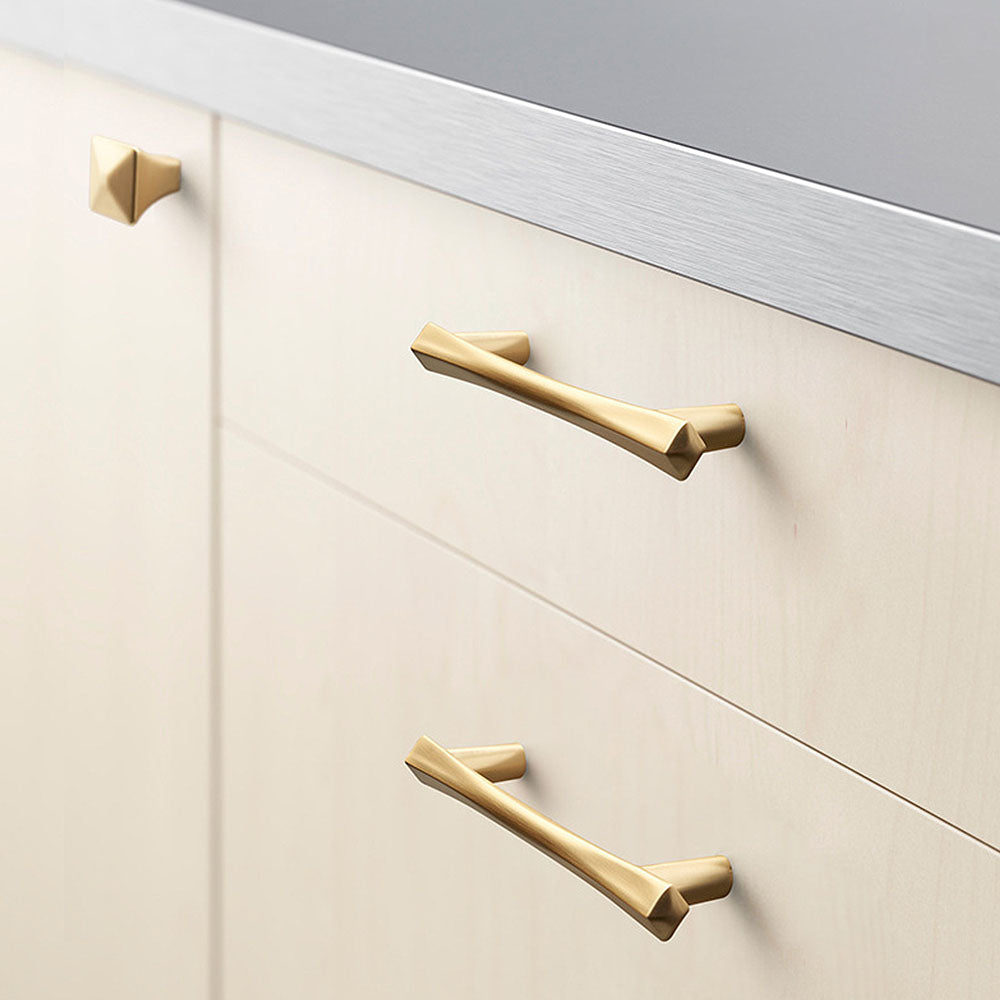 Mordern Classic Gold Cabinet Pulls and Dresser Knobs