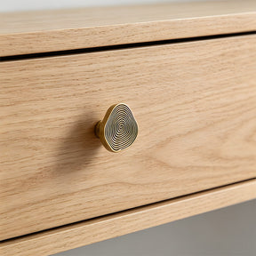 Organic Round Textured Zinc Alloy Cabinet Knobs