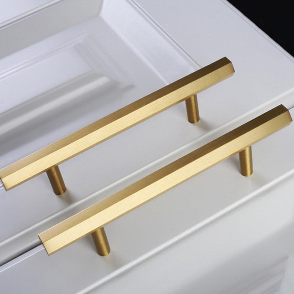 Brass Gold Cabinet Bar Pull and Knob for Kitchen