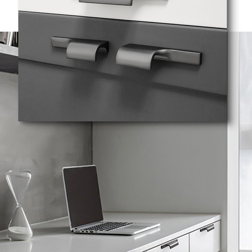 Modern Simple Zinc Alloy Cabinet Drawer Pull Handles