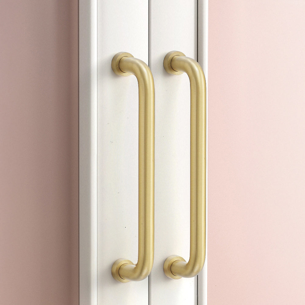 Nordic Luxury Brass Wardrobe Cabinet Drawer Handles