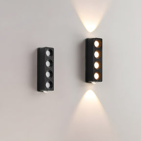 IP65 Modern Black LED Up Down Outdoor Wall Light