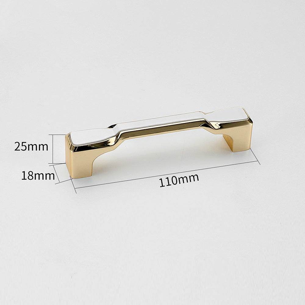 Simple Gold Round Corner Cabinet Handle