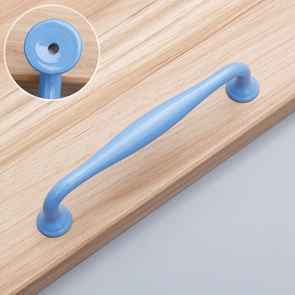 Modern Minimalist Aluminum Alloy Colored Furniture Hardware Door Handle