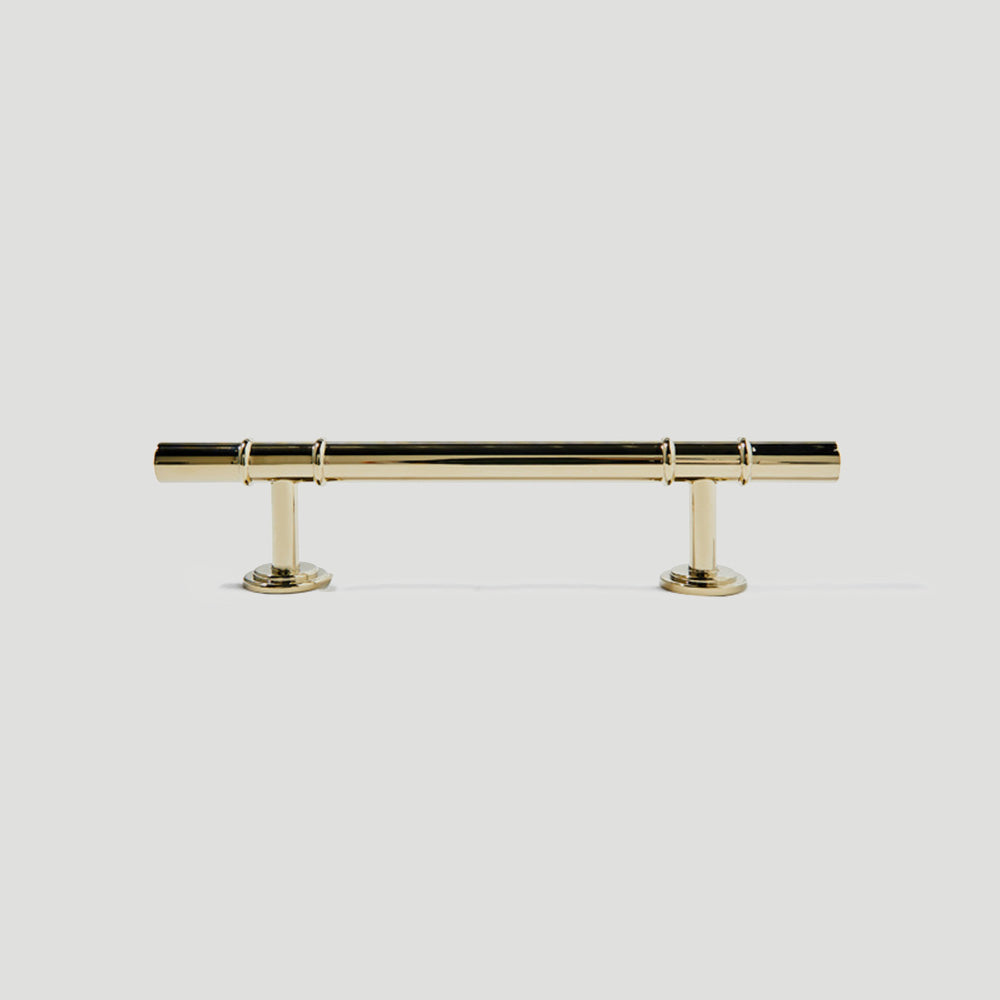 Minimalist Sleek Brass Kitchen Cabinet Handle