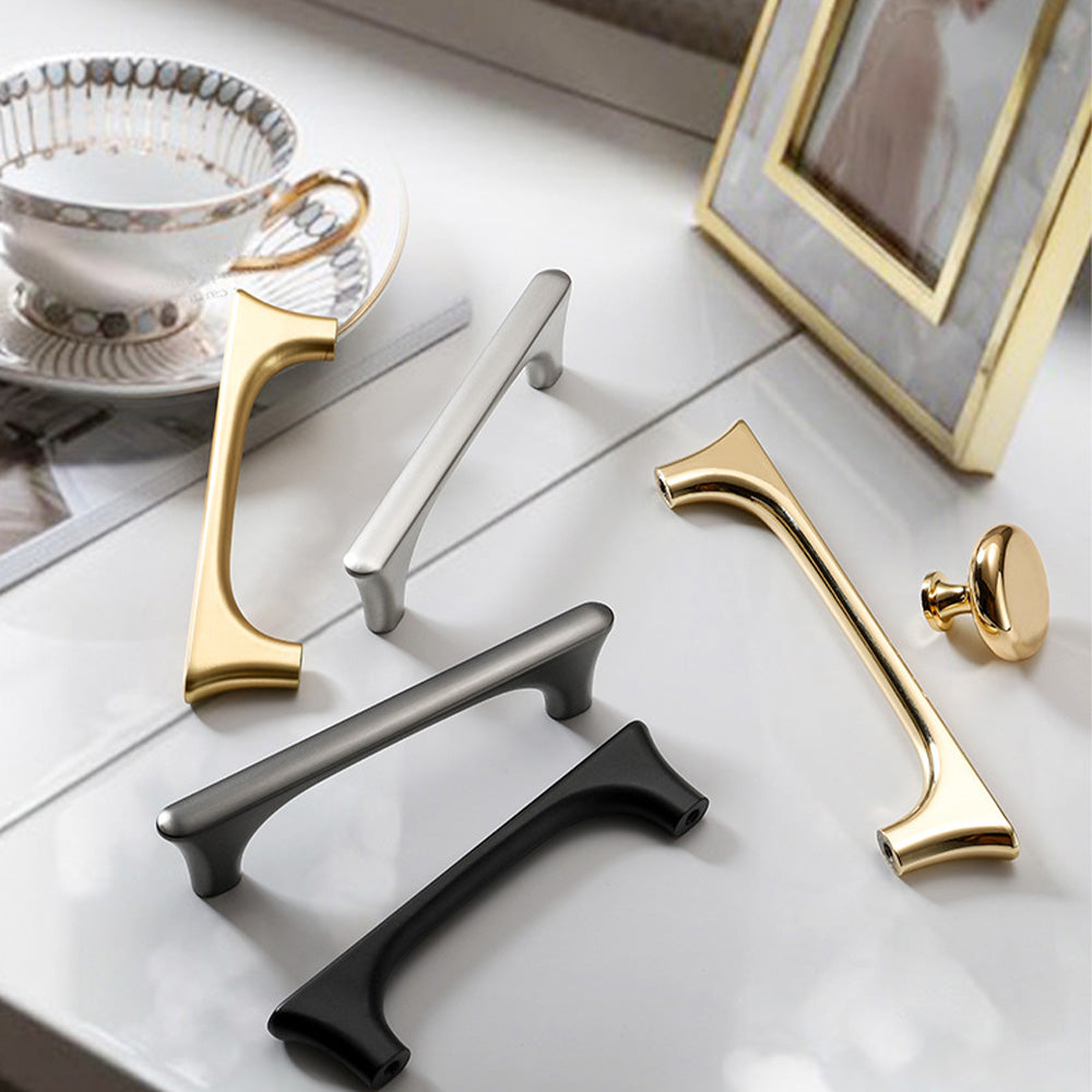 Modern Zinc Alloy Kitchen Cabinet Handles