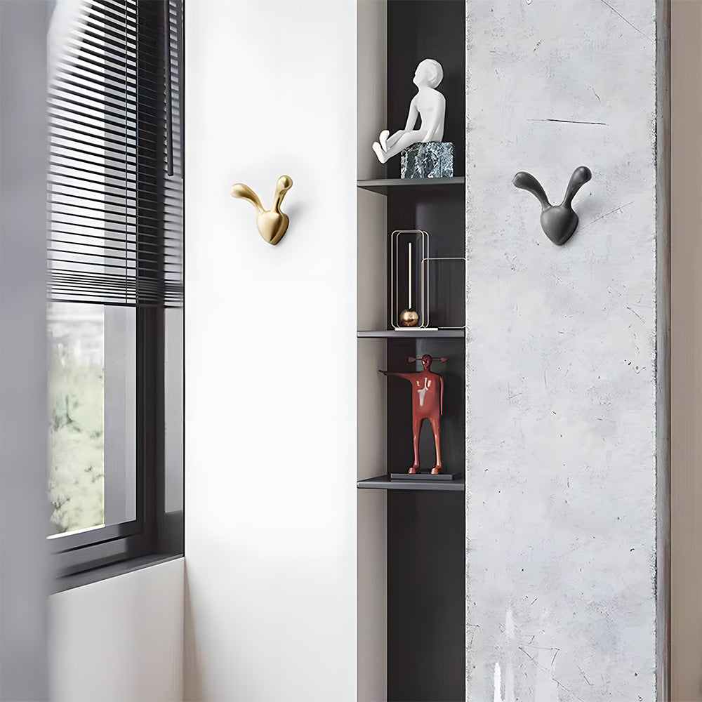 Unique Heart & Rabbit Ear Shaped Coat & Towel Hooks