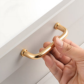 French Minimalist Rounded Arc Cabinet Handles