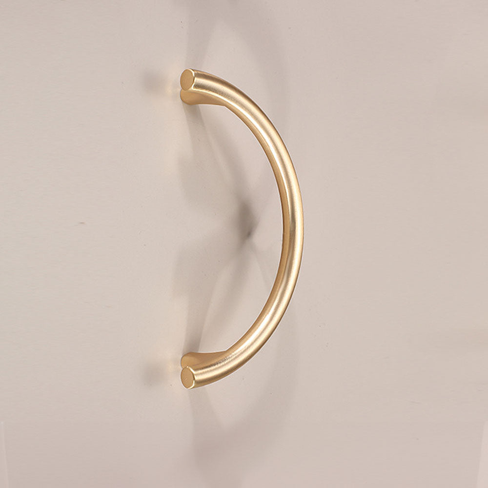 Golden Luxury Semi-Circular Cabinet Door Handles