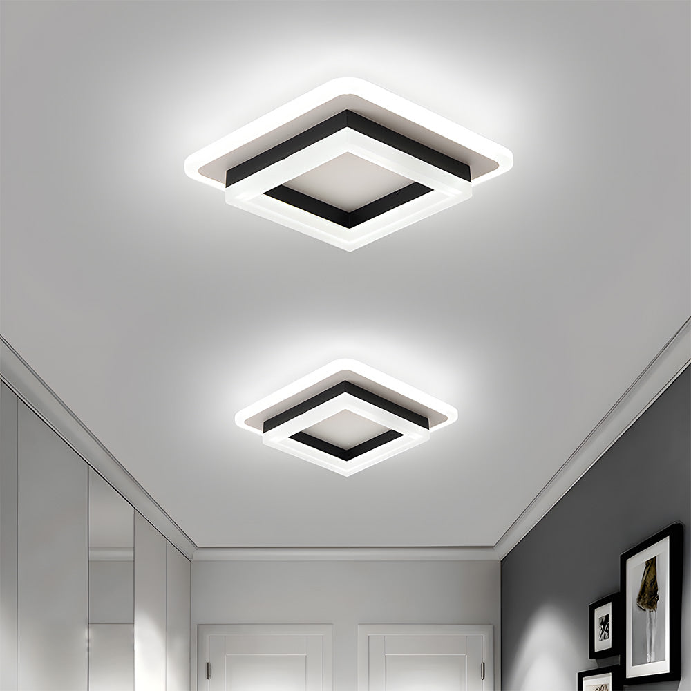 Mini Art Deco Hallway LED Ceiling Lamp