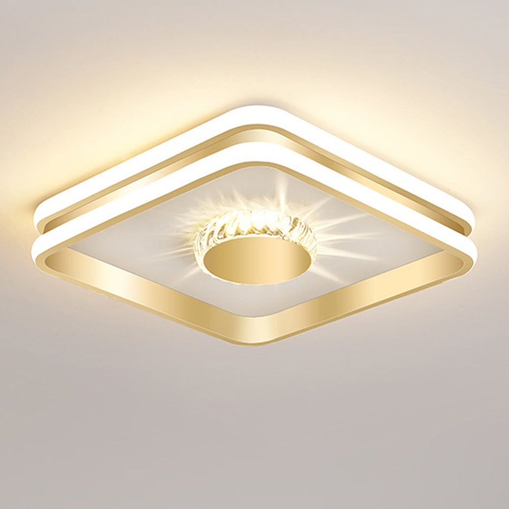 Hallway Crystal LED Ceiling Lighting