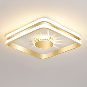 Hallway Crystal LED Ceiling Lighting