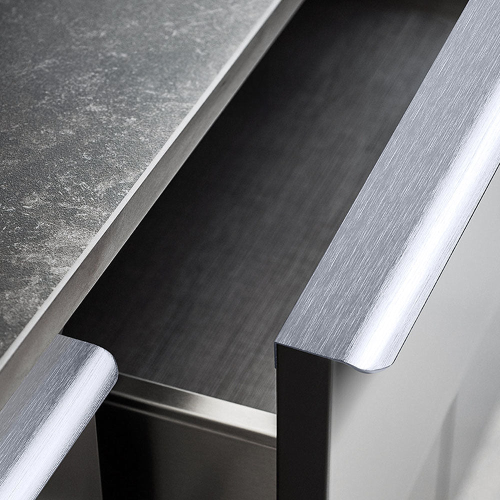 Classic Aluminum Alloy Arc Edge Invisible Cabinet Handles