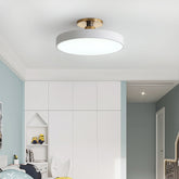 Modern Concise Circular LED Semi Flush Mount Ceiling Light