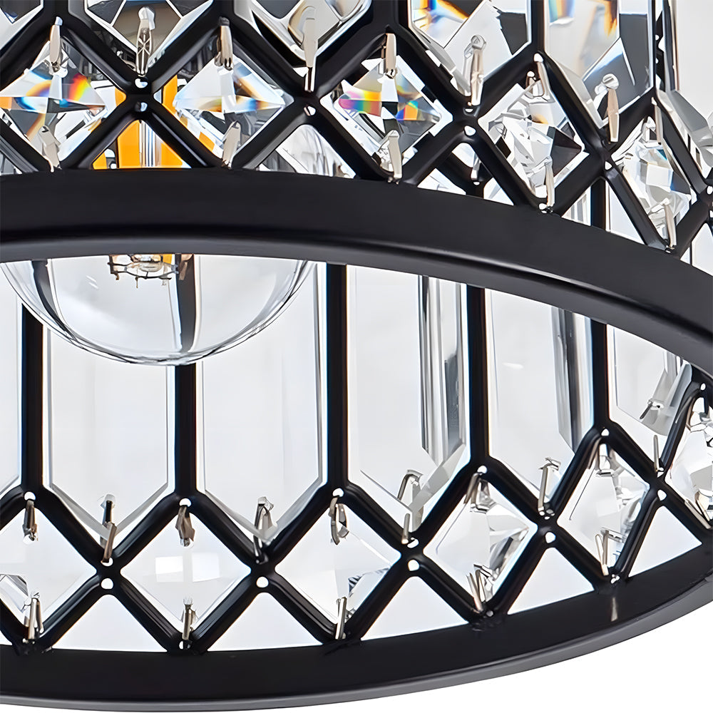 Contemporary Crystal Shade Ceiling Lighting