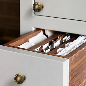 Vintage Solid Brass Spindle Cabinet Handles