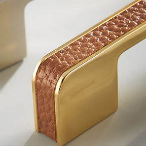 Nordic Modern Simple High-grade Leather Handle