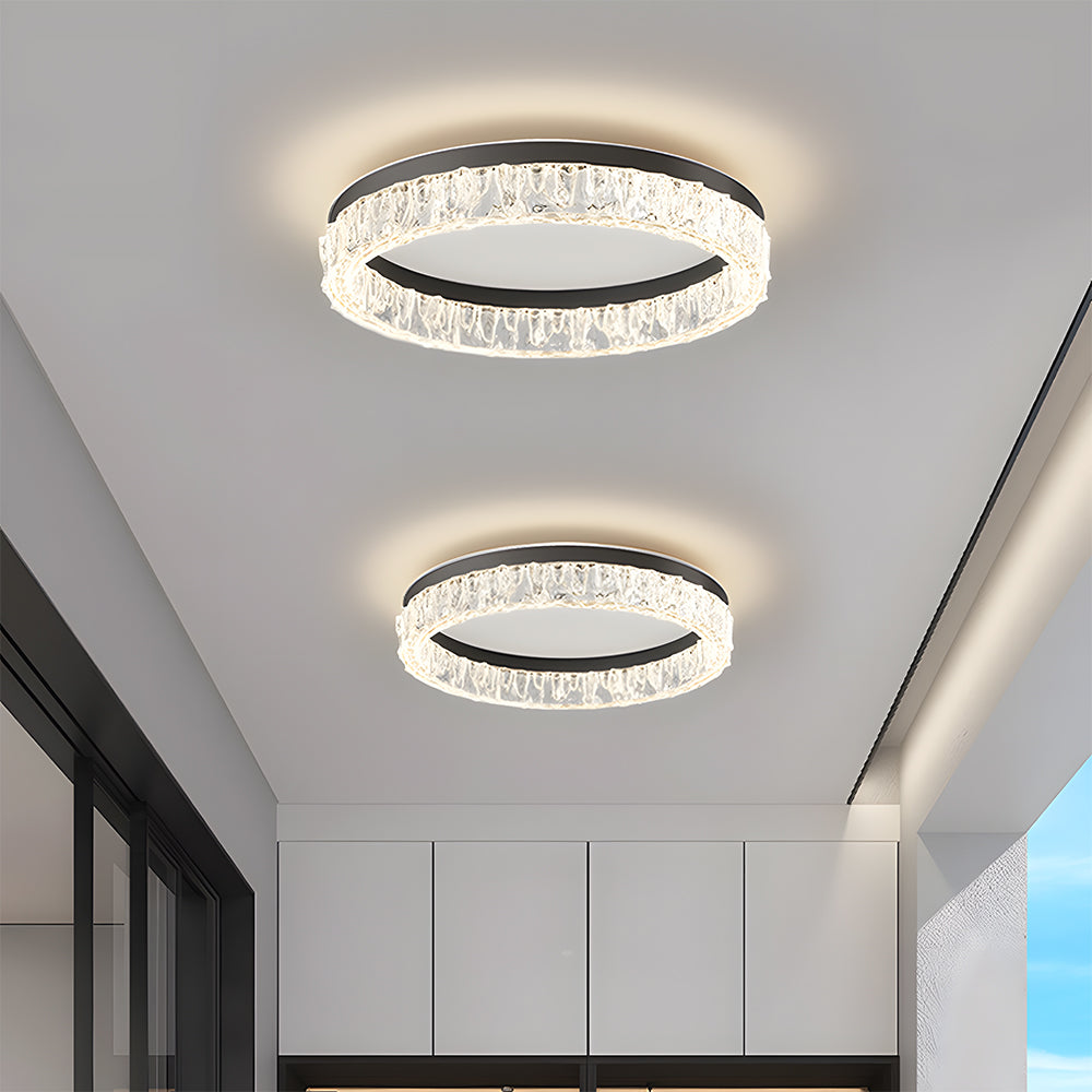 Modern Round Crystal LED Ceiling Lighting