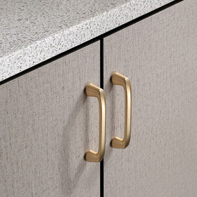 Smooth Gold Cabinet Handles for Wardrobe Cupboard