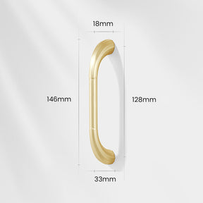 Solid High-end Cabinet Door Handle Cabinet Pulls Gold