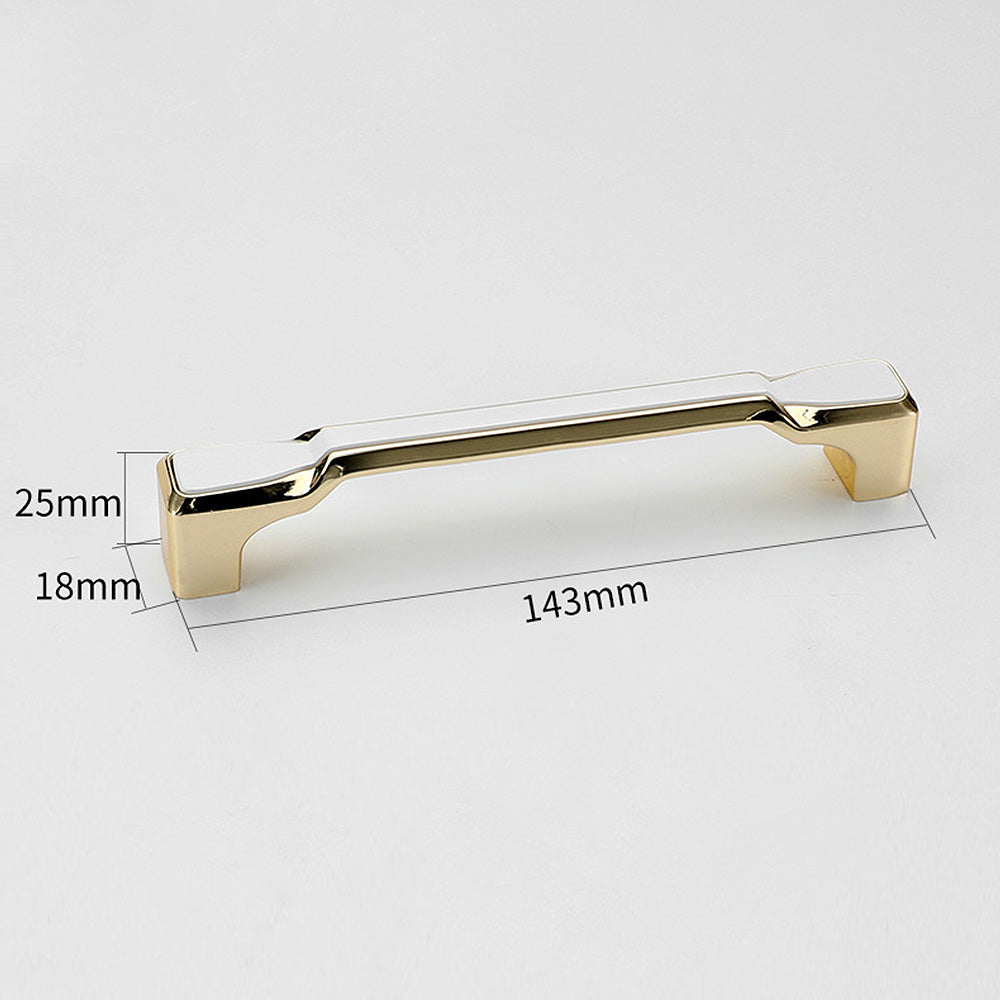 Simple Gold Round Corner Cabinet Handle