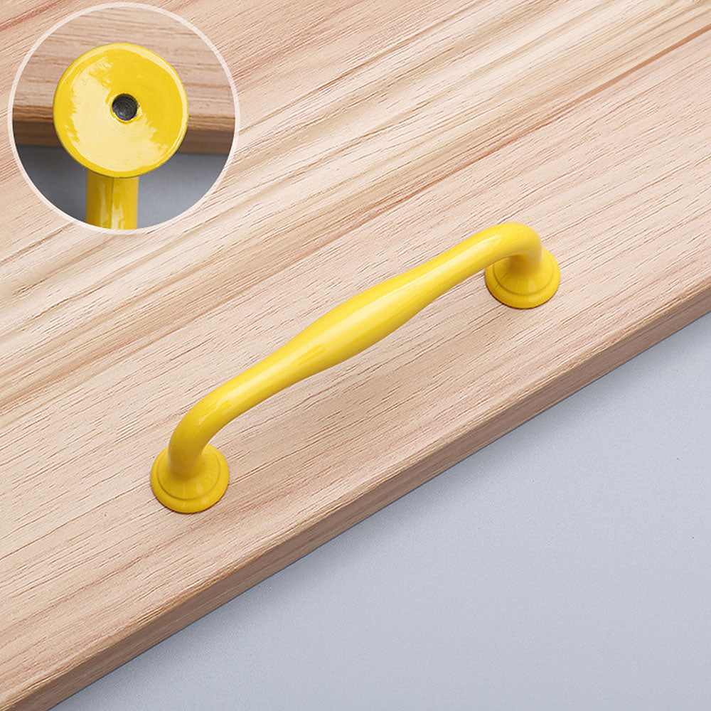 Modern Minimalist Aluminum Alloy Colored Furniture Hardware Door Handle