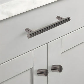 Elegant Zinc Alloy Striped Wardrobe Drawer Cabinet Handle