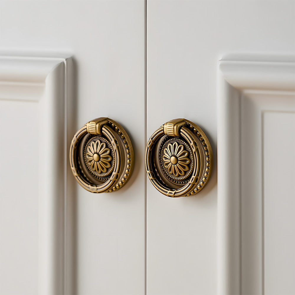 Modern Antique Bronze Brass Cabinet Pulls and Handles